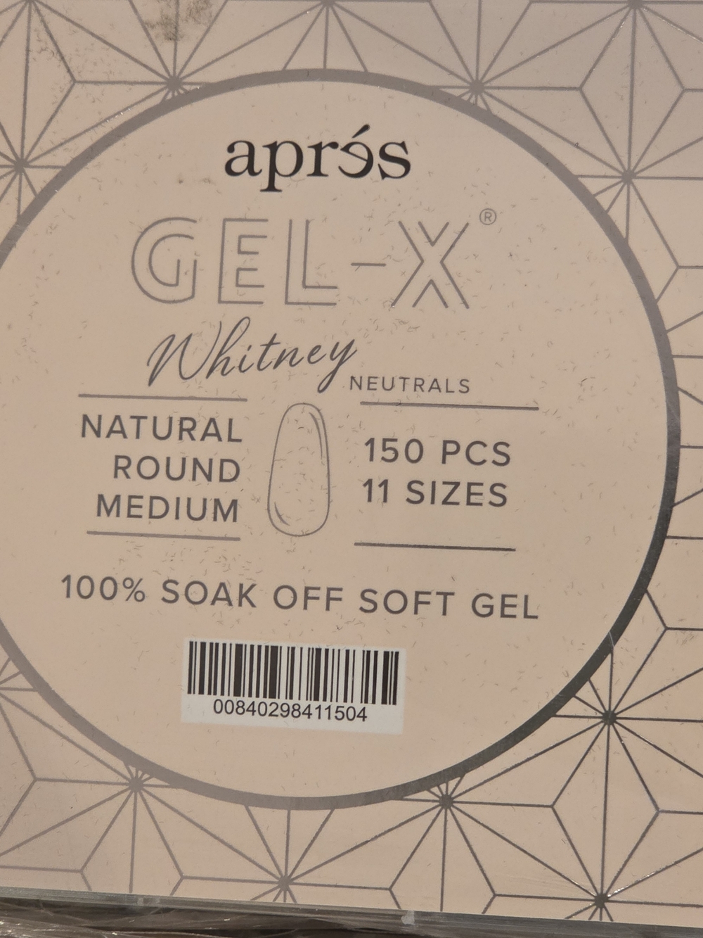 GEL-X Round Medium Short, Almond Soft Gel Nail Tips - White, Pink, Beige - Picture 7 of 10